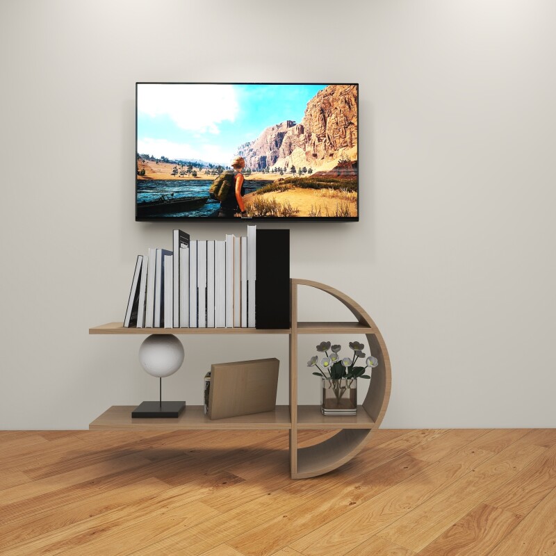 Minimalistic Modern Circular Book Unit