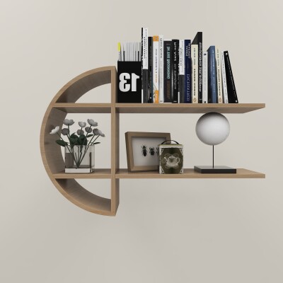Minimalistic Modern Circular Book Unit