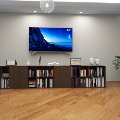 BH Engineered Wood Open Book Shelf