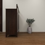 BH Engineered Shoe Rack In Rosewood Finish
