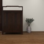 BH Engineered Shoe Rack In Rosewood Finish