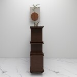 BH Walnut Brown Book Shelf