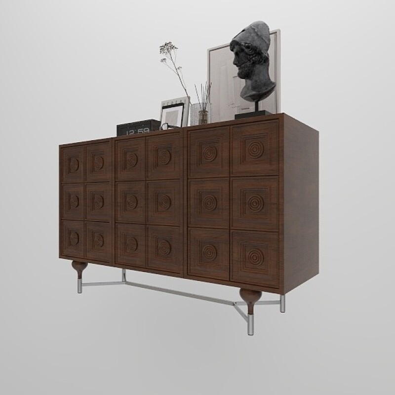 BH Engineered Chest Of Drawer In Mahagony