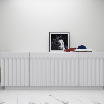 BH Engineered Premium White Side board