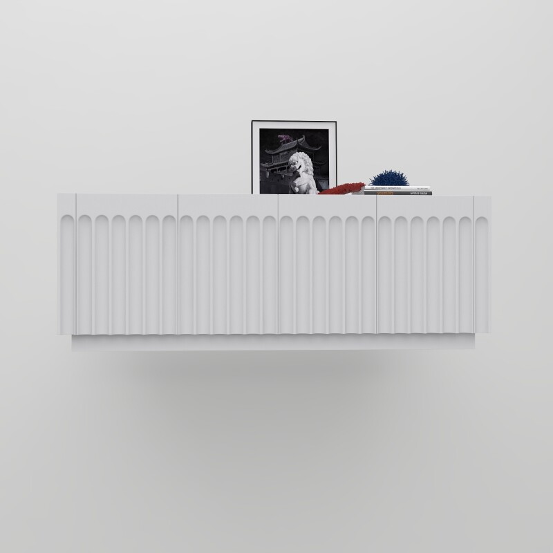BH Engineered Premium White Side board