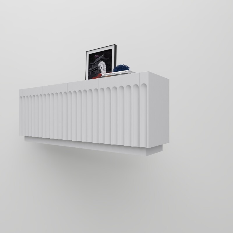 BH Engineered Premium White Side board