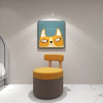 BH Engineered Cushion Kids Chair