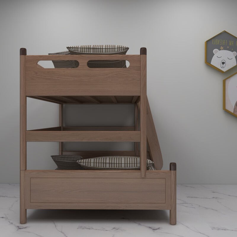 Children's Storage Wooden Bunk Bed