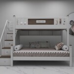 White Twin Sleeper Bunk Beds