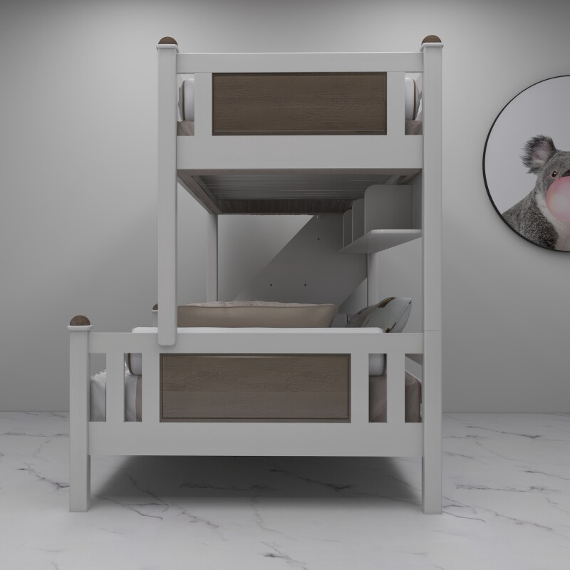 White Twin Sleeper Bunk Beds