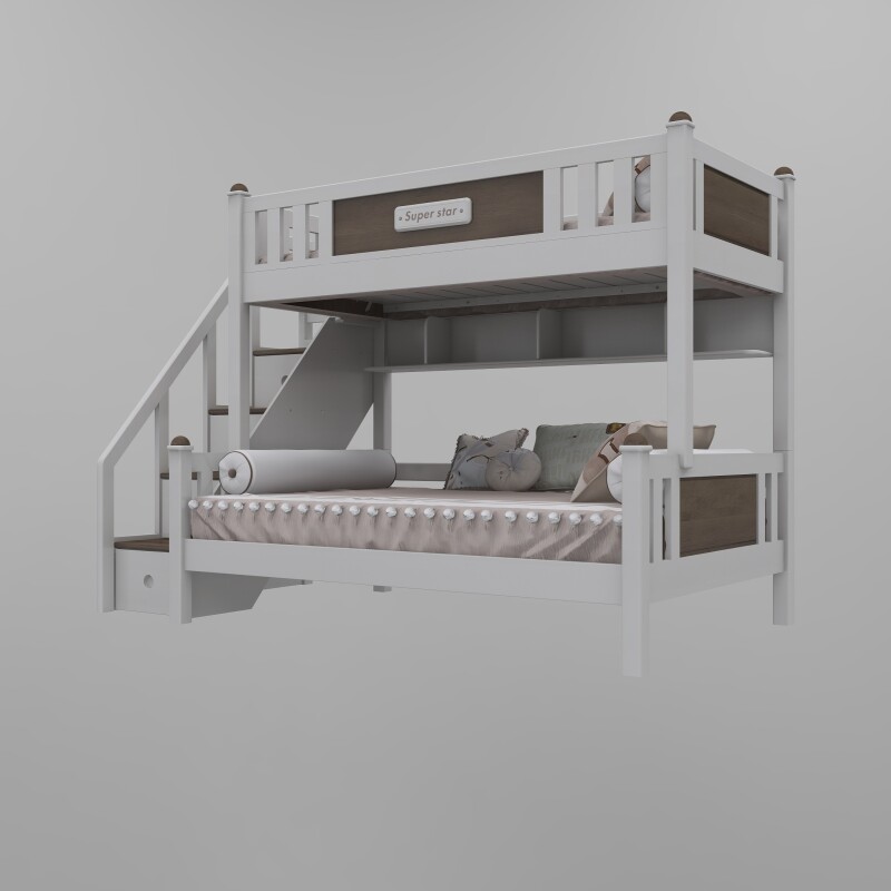 White Twin Sleeper Bunk Beds