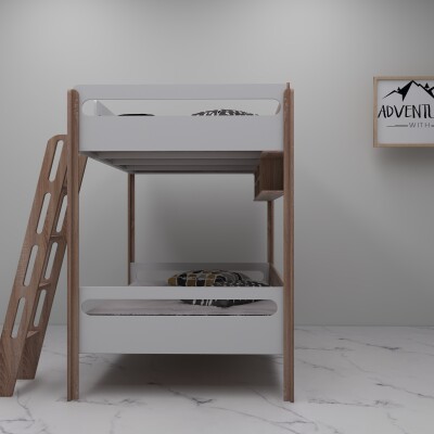 Twin Bunk Bed With Ladder