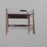 Twin Bunk Bed With Ladder