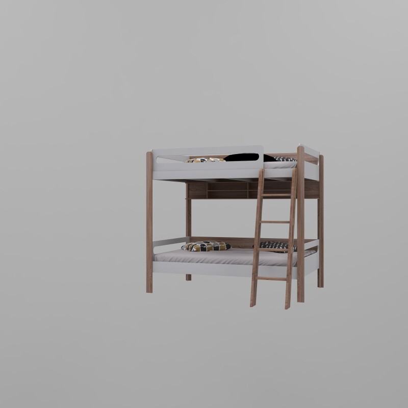 Twin Bunk Bed With Ladder