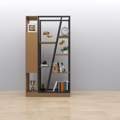 Luxe Edition Book Shelf In Light Brown Finish