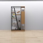 Luxe Edition Book Shelf In Light Brown Finish