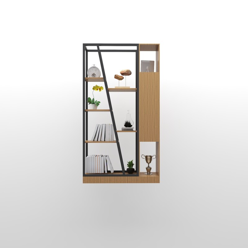 Luxe Edition Book Shelf In Light Brown Finish