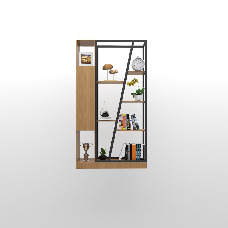 Luxe Edition Book Shelf In Light Brown Finish