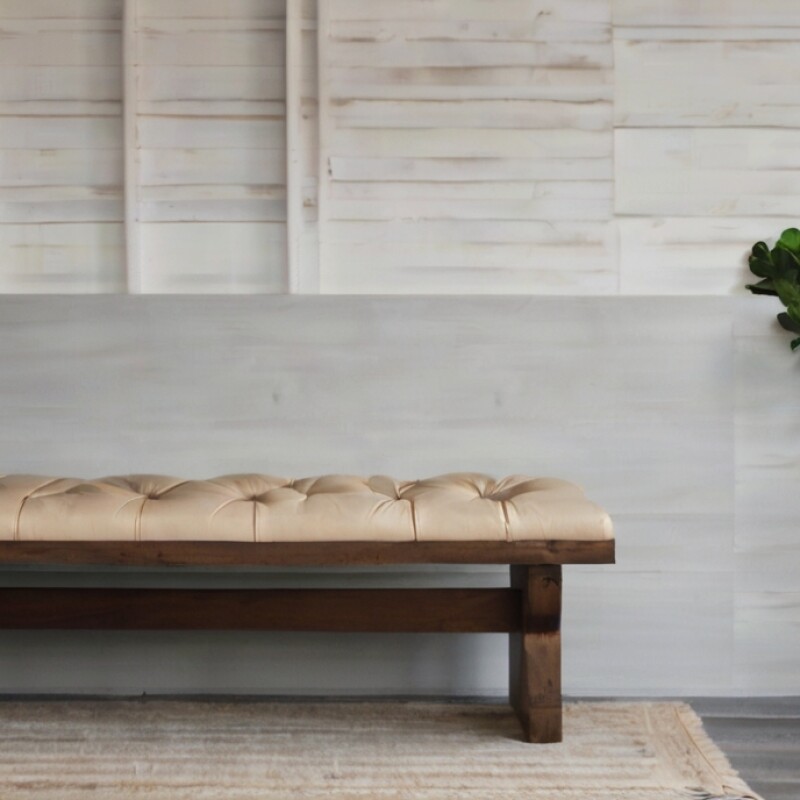 2 Seater Cushioned Dining Bench