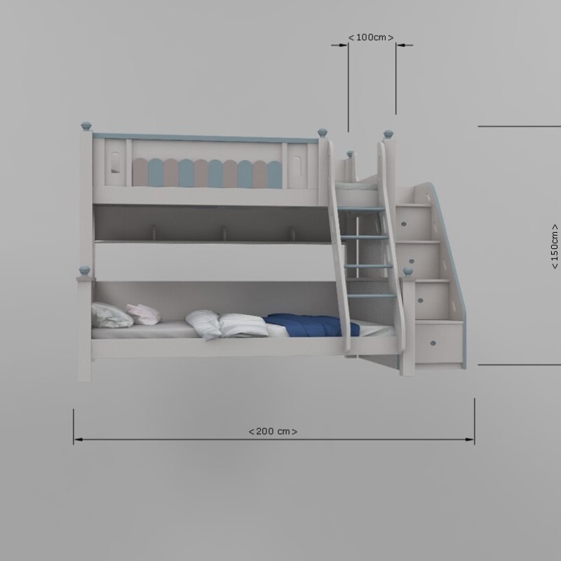 BH Engineered Double Floor Bed