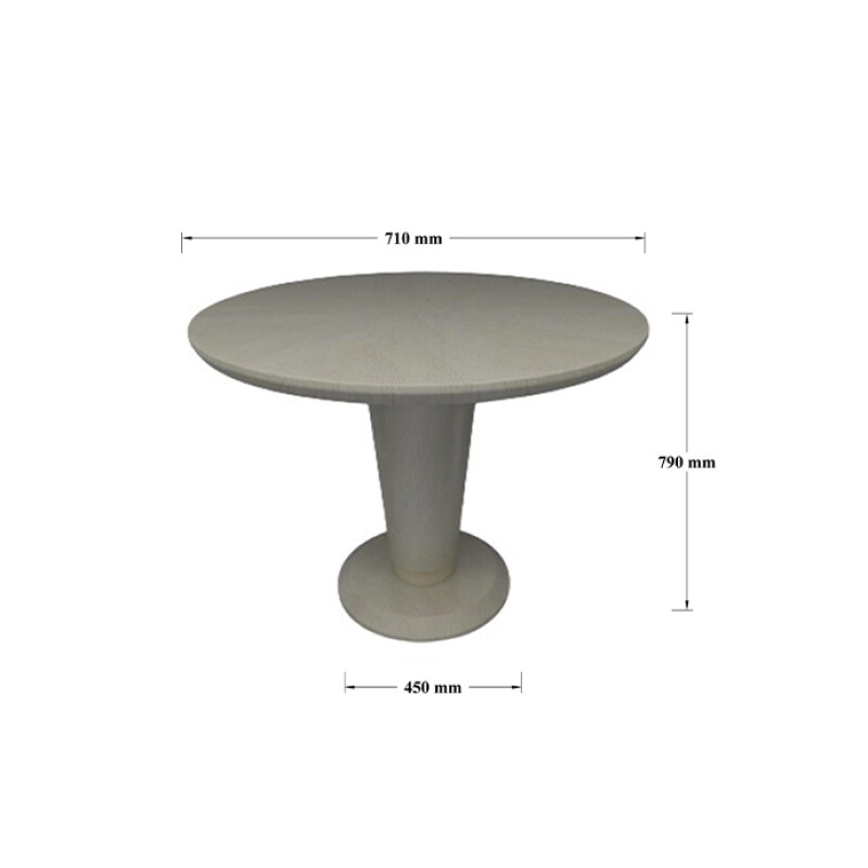 BH Engineered White Dining Table