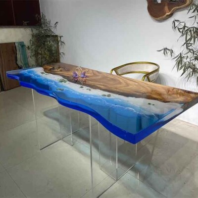 Luminous Night Glowing Epoxy Dining Table