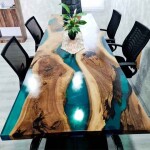 Luminous Epoxy Dining Table