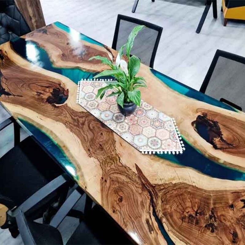 Luminous Epoxy Dining Table