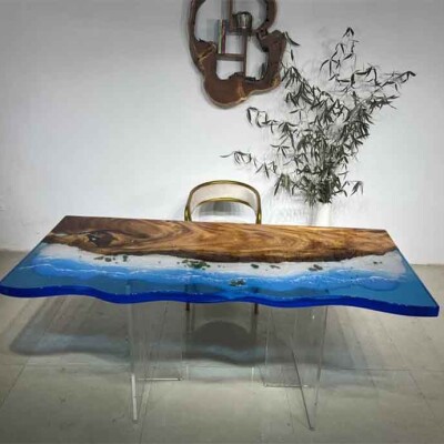 Luminous Night Glowing Epoxy Dining Table