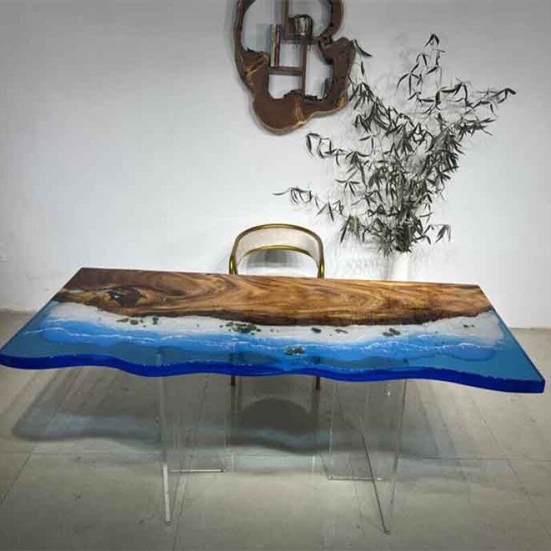 Luminous Night Glowing Epoxy Dining Table