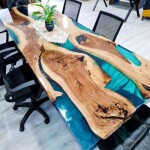 Luminous Epoxy Dining Table