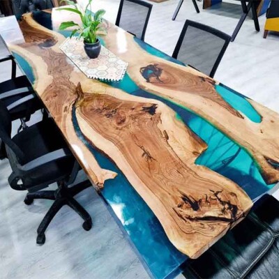 Luminous Epoxy Dining Table