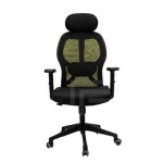 High Back Mesh Chair with Adjustable Armrests, Lumbar Support -FH-4033