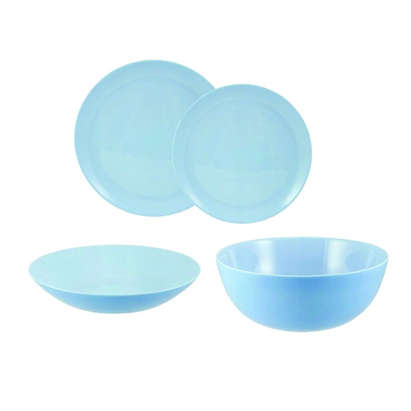 Luminarc Temp 15Pc Diwali Dinner Set - BLUE