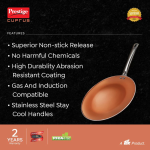 Prestige Cuprus Non-Stick Tawa, 320MM