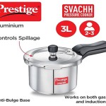 Prestige Popular Svachh Outer Lid Pressure Cooker, 3L