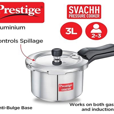 Prestige Popular Svachh Outer Lid Pressure Cooker, 3L