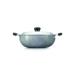 Prestige Omega Non-Stick Select Plus Round Based Kadai With Lid, 200MM