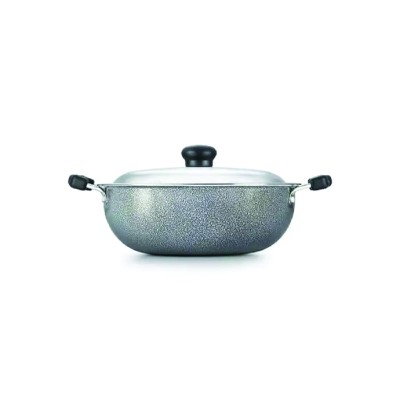 Prestige Omega Non-Stick Select Plus Round Based Kadai With Lid, 200MM