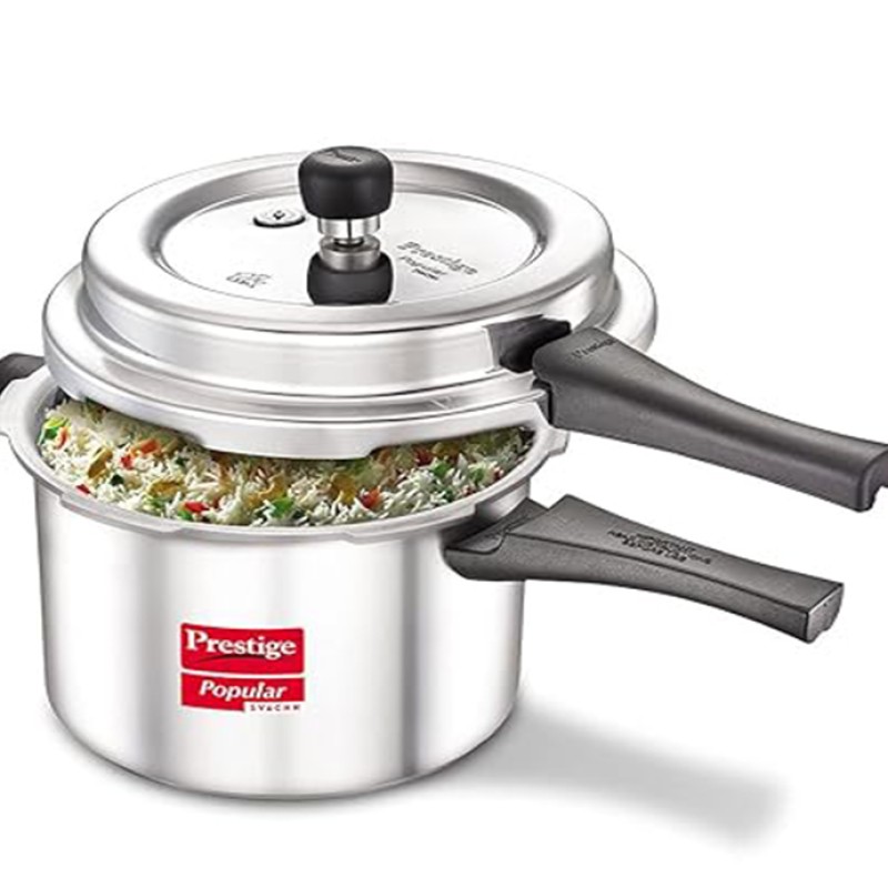 Prestige Popular Svachh Outer Lid Pressure Cooker, 5L