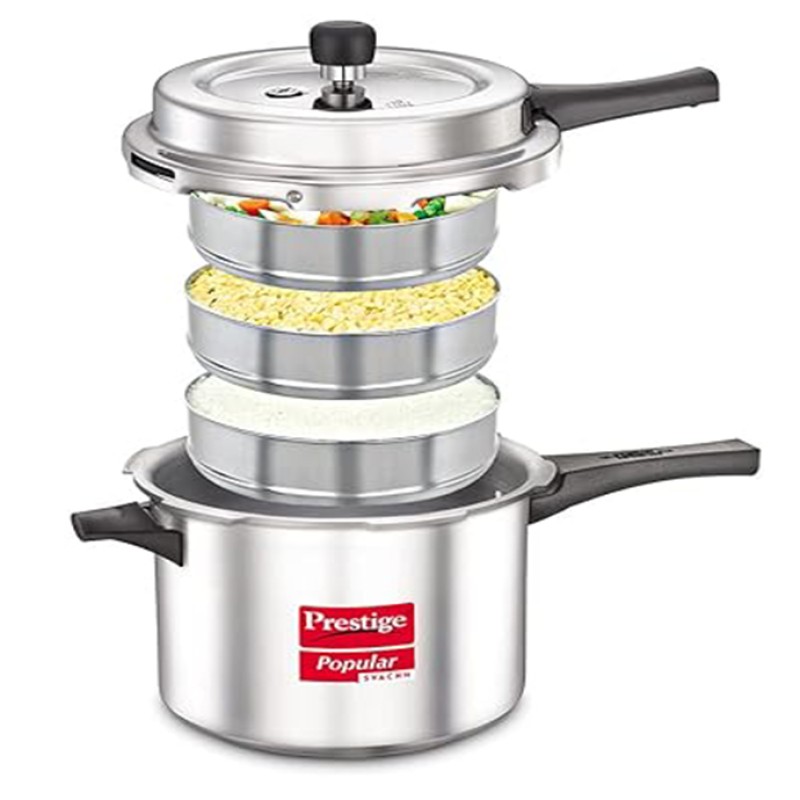 Prestige Popular Svachh Outer Lid Pressure Cooker, 5L