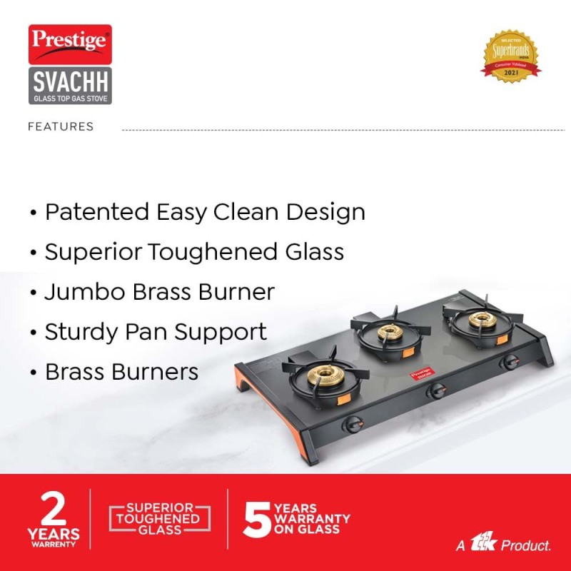 Prestige Svachh Duo 3B Gas Stove