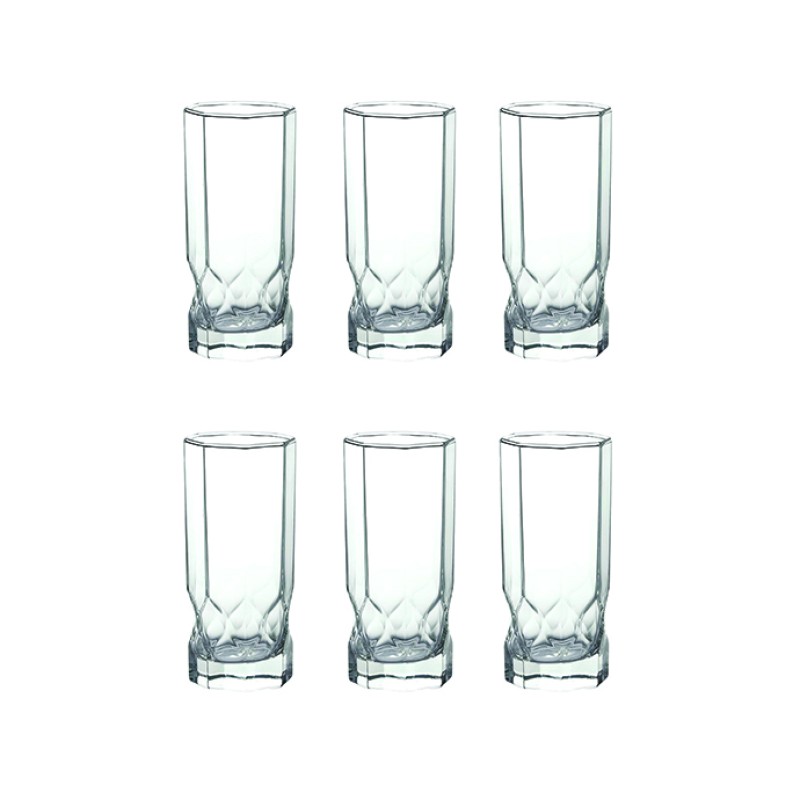Luminarc Octime Diamond Highball Tumbler 31 CL (Set of 6)