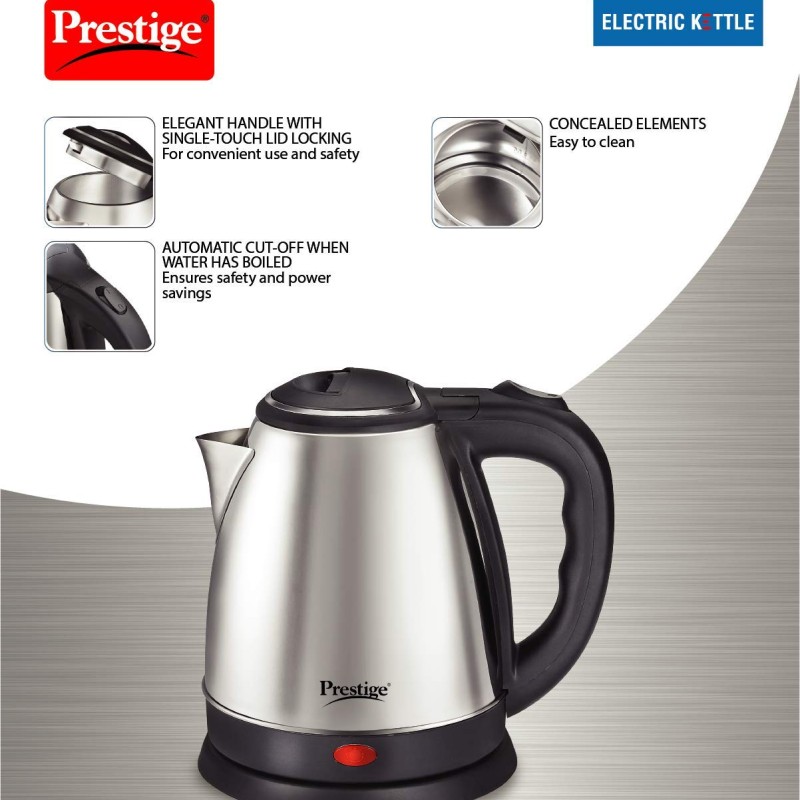 Prestige PKOSS 1.5 L Stainless Steel Kettle