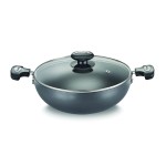 Prestige Hard Anodised Kadai With Lid, 300MM