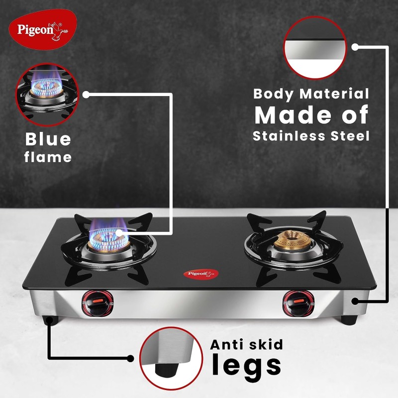 Pigeon - Glass Top 2 Burner Favourite