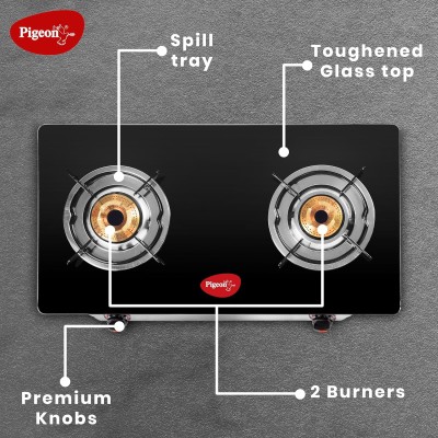 Pigeon - Glass Top 2 Burner Favourite