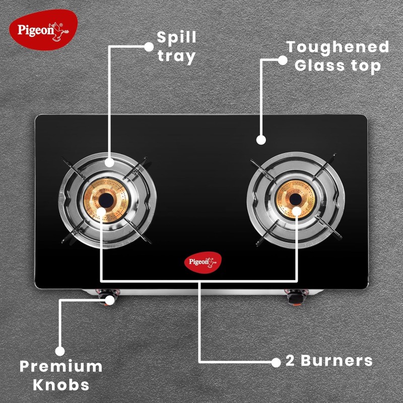 Pigeon - Glass Top 2 Burner Favourite