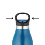 Borosil Vacuum Bottle ColorCrush 700ML, Blue