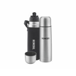 Borosil Vacuum Flask Thermo 500ML, Black